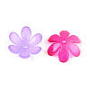 Transparent Plastic Bead Caps KY-N025-01-2