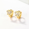 Butterfly Stainless Steel Acrylic Shell Hoop Earrings for Women JF2774-1-3