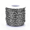 Tarnish Resistant 304 Stainless Steel Paperclip Chains CHS-S008-002P-2