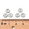 Brass Rhinestone Spacer Beads RB-A014-L6mm-02S-2