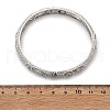 Brass Micro Pave Cubic Zirconia Hinged Bangles for Women BJEW-D313-02P-3