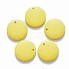 Painted Wood Pendants WOOD-Q040-018A-A03-1
