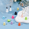 SUPERFINDINGS 36Pcs 9 Colors Plastic Bead Cone KY-FH0001-38-4