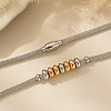 304 Stainless Steel Beads Bracelets FS-WG89CD2-01-2