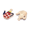 Alloy Enamel Pendants ENAM-T020-46-RS-2