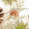 12Pcs 12 Colors Gemstone Pendants G-PH0001-33-2
