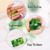 Craftdady 270Pcs 9 Style Transparent Acrylic Pendants TACR-CD0001-02-15