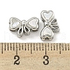 Brass Pave Shell Bowknot Multi-Strand Links KK-Q820-18P-3