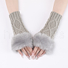Polyacrylonitrile Fiber Yarn Knitting Fingerless Gloves COHT-PW0001-15H-4
