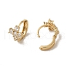 KC Gold Plated Brass Micro Pave Cubic Zirconia Hoop Earring EJEW-L271-11KCG-01-2