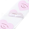 500Pcs Heart with Thank You Roll Stickers DIY-U008-01B-4
