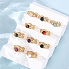 304 Stainless Steel Open Cuff Rings RJEW-A071-03G-1