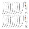 Unicraftale 30Pcs Tibetan Style Zinc Alloy Bookmarks Finding AJEW-UN0001-70-1