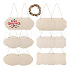 Unfinished Wooden Blank Hanging Boards DIY-WH01430-195-1