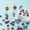 120Pcs 8 Style Electroplate Glass Pendants GLAA-LS0001-04-6