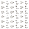 Unicraftale 50Pcs 304 Stainless Steel Stud Earring Findings STAS-UN0055-11-1