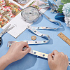 ARRICRAFT 9 Yards Imitation Leather Ribbon with Platinum Plated Alloy Eyelets OCOR-AR0001-64B-3