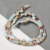 Synthetic Aqua Terra Jasper Beads Strands G-F762-A13-01-2