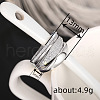 4Pcs Brass Micro Pave Clear Cubic Zirconia Finger Rings & Brass Finger Rings Set FS-WG9B944-02-3