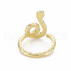 Snake Shape Rack Plating Alloy Cuff Rings RJEW-Q163-030A-RS-2