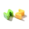 UV Plating Opaque Acrylic Beads SACR-Z007-01Z-2