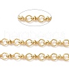 Brass Hexagon & Knot Link Chains CHC-K013-14G-2