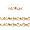 Brass Hexagon & Knot Link Chains CHC-K013-14G-2