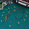 DICOSMETIC 60Pcs Brass Bolo Tie Slide Clasp KK-DC0004-14-4