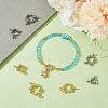 Unicraftale 8Pcs 8 Styles 304 Stainless Steel Spring Ring Clasps FIND-UN0061-28-2