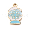 Christmas Theme Alloy Enamel Pendants FIND-M039-02G-1