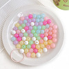 Opaque Acrylic Beads X-OACR-H038-13-1
