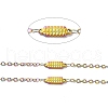 Ion Plating(IP) 304 Stainless Steel Rectangle Link Chains STAS-B041-10MC-2