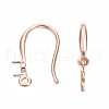 316 Surgical Stainless Steel Hook with Rhinestone Settings and Horizontal Loop STAS-N092-134RG-3