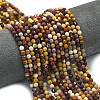 Natural Mookaite Beads Strands G-A260-A29-01-1