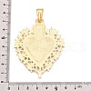 Rack Plating Alloy Big Pendants X-FIND-N005-56G-3