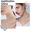 SUNNYCLUE 20Pcs Women's 304 Stainless Steel Curb Chain Necklaces Set STAS-SC0008-07-5
