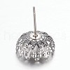 Tarnish Resistant 304 Stainless Steel Stud Earring Settings STAS-G081-54P-2