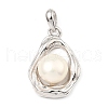 Rhodium Plated 925 Sterling Silver Pendants STER-Z003-04P-1