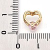 Brass Micro Pave Cubic Zirconia Charms KK-N261-19B-G-3