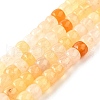 Natural Topaz Jade Beads Strands G-U023-B02-04-2