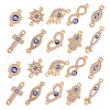 50Pcs 10 Style Alloy Links PALLOY-CJ0001-166-1