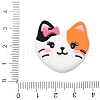 Cat Shape Silicone Beads SIL-V002-07C-3