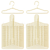 SUPERFINDINGS 50Pcs Mini Iron Clothing Hanger AJEW-FH0004-38A-G-1