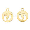 Ion Plating(IP) 201 Stainless Steel Pendants STAS-N098-229LG-1