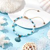 Alloy Charm Bracelets BJEW-JB11721-02-1