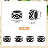 Unicraftale 10Pcs Column 304 Stainless Steel Beads STAS-UN0060-09-3