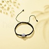 Acrylic Braided Bead Bracelet BJEW-JB08552-04-3