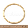 304 Stainless Steel Plain Bangles for Women BJEW-S161-13G-5