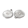 304 Stainless Steel Pendants STAS-R122-11P-3