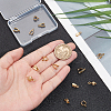 Unicraftale 16Pcs 4 Styles 304 Stainless Steel SIce Pick Pinch Bails STAS-UN0059-73G-4